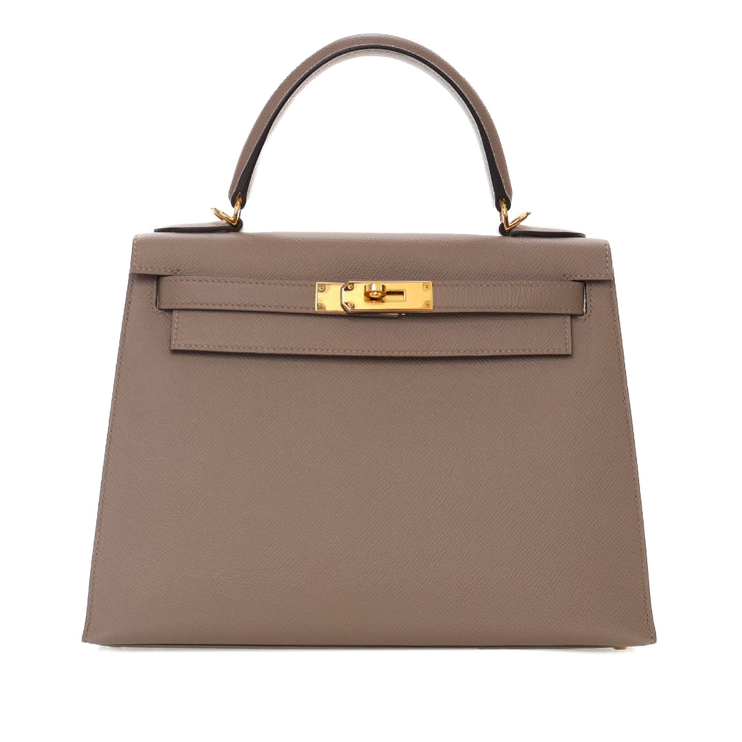 Epsom Kelly II Sellier 25 Brown - Gaby Paris