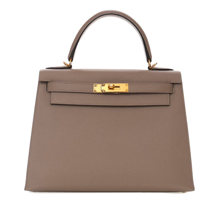 Epsom Kelly II Sellier 25 Brown - Gaby Paris
