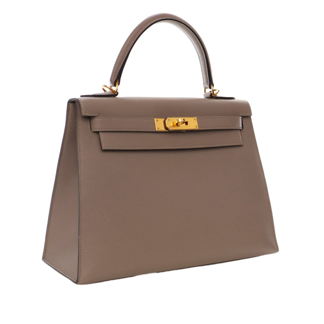 Epsom Kelly II Sellier 25 Brown - Gaby Paris