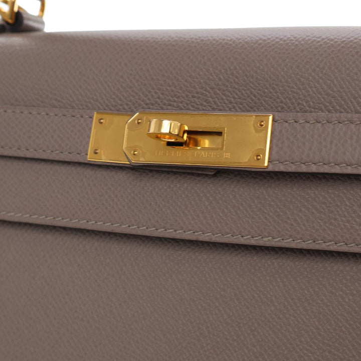 Epsom Kelly II Sellier 25 Brown - Gaby Paris