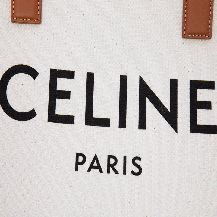 Logo Imprimé Horizontal Cabas Petit Marron