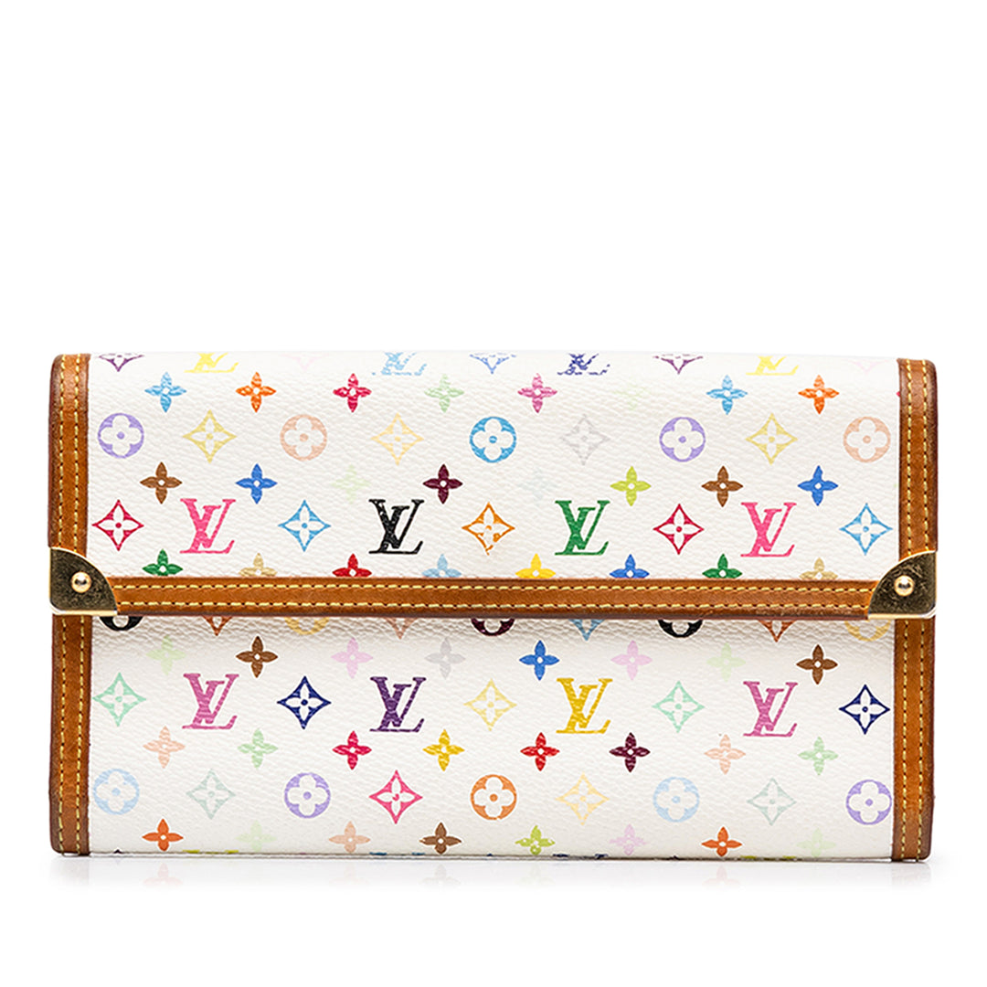 Louis Vuitton Porte Tresor International Portefeuille Multi Monogram Multicolore Multicolore – vue principale – GABY PARIS