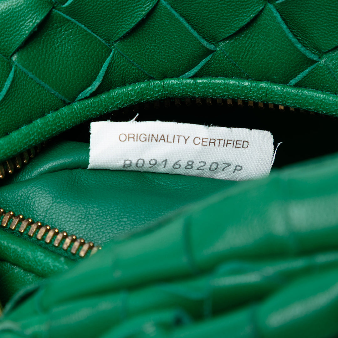 Bottega Veneta Mini Nappa Intrecciato Jodie Vert – GABY PARIS Authentique
