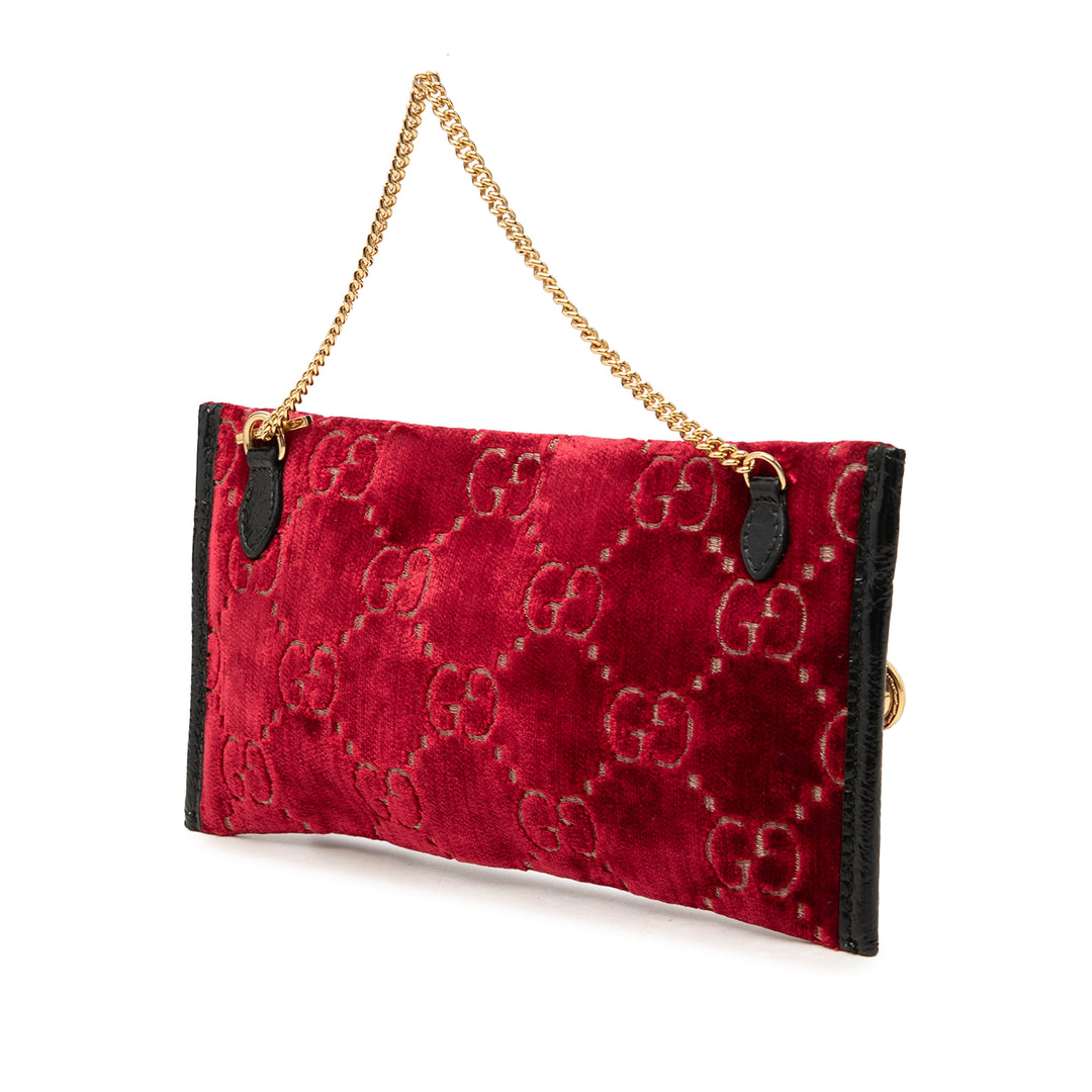 Gucci Pochette GG Rajah Rouge – vue 2 – GABY PARIS