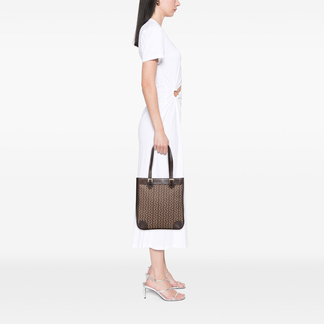 C Macadam Canvas Tote Brown - Gaby Paris