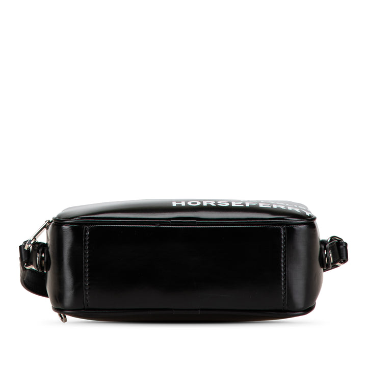 Micro Coated Canvas Horseferry Camera Bag Black - Gaby Paris