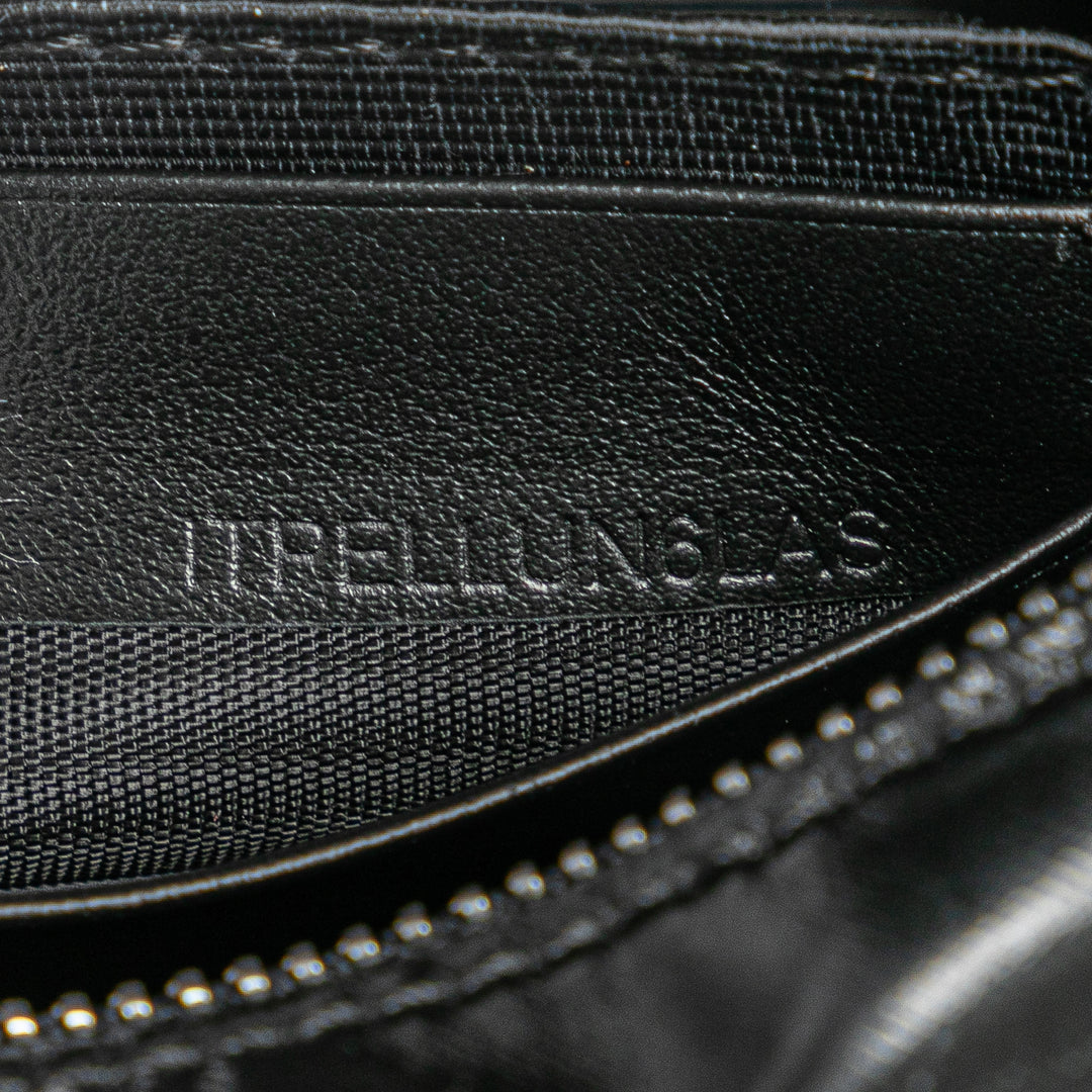 Micro Coated Canvas Horseferry Camera Bag Black - Gaby Paris