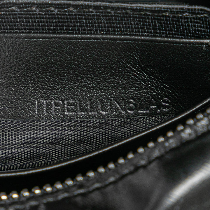 Micro Coated Canvas Horseferry Camera Bag Black - Gaby Paris
