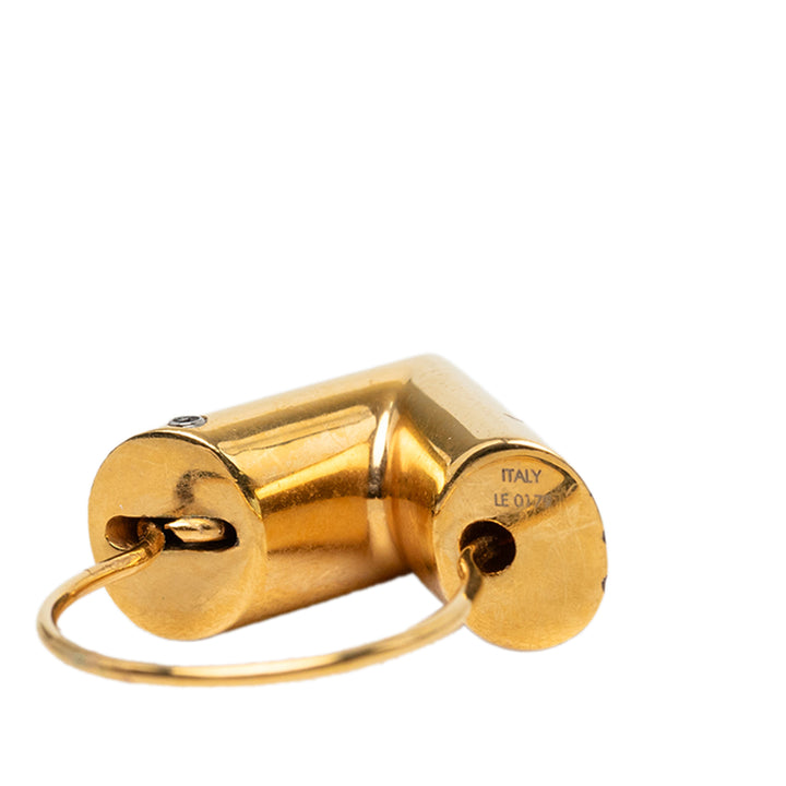 Louis Vuitton plaqué Essential V Hoop Boucles d'oreilles