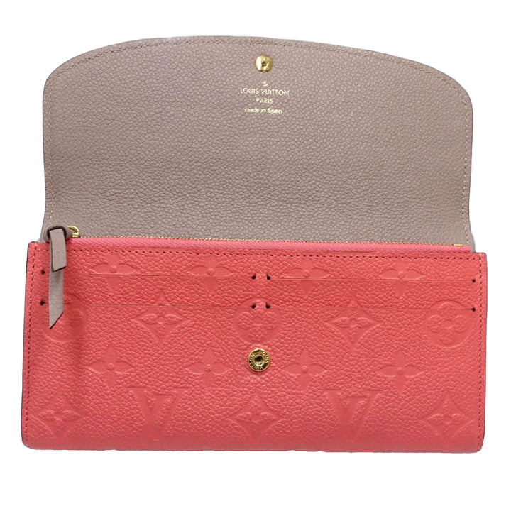 Louis Vuitton Monogram Empreinte Emilie Portefeuille