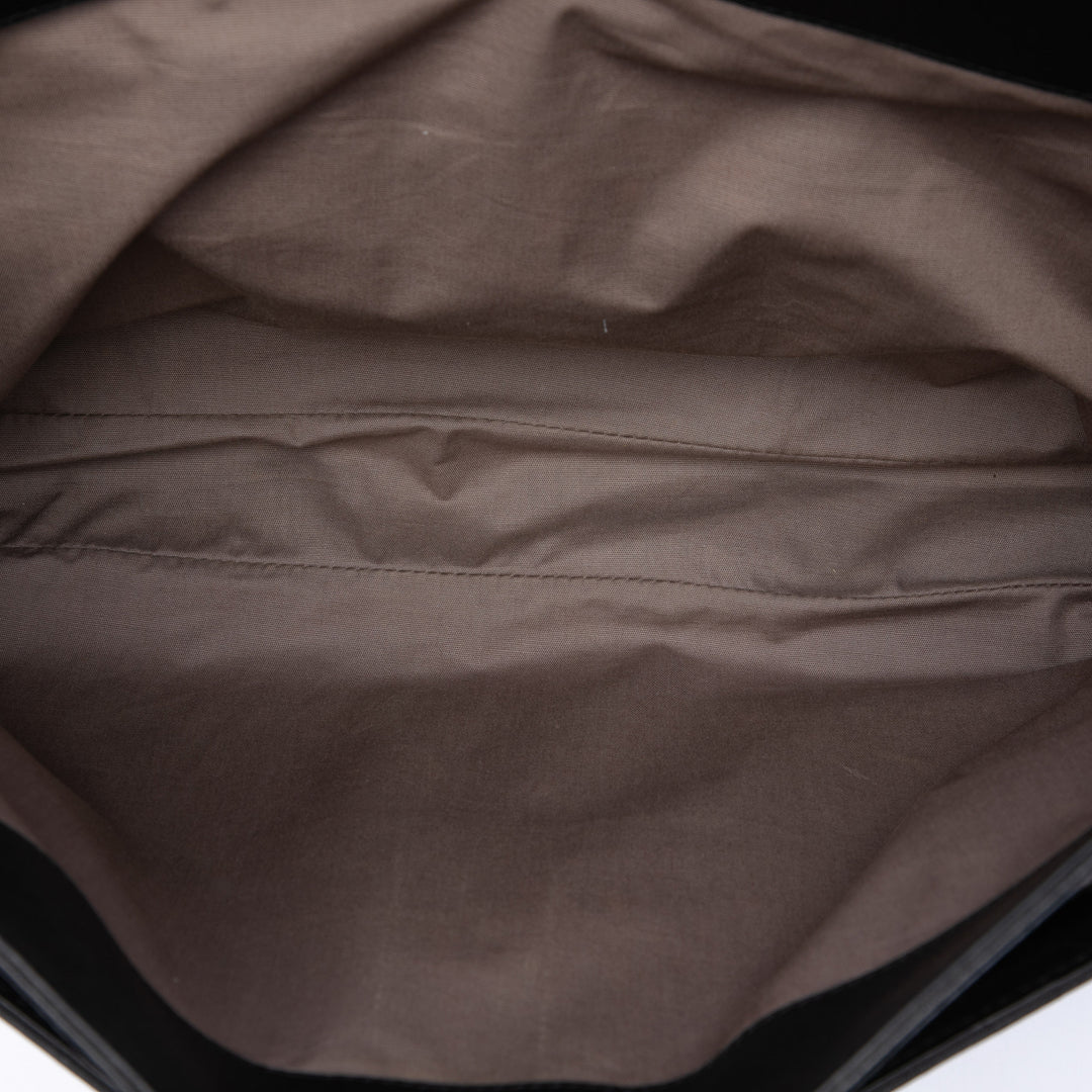 Intrecciato à finitions Business Sac nappa Noir