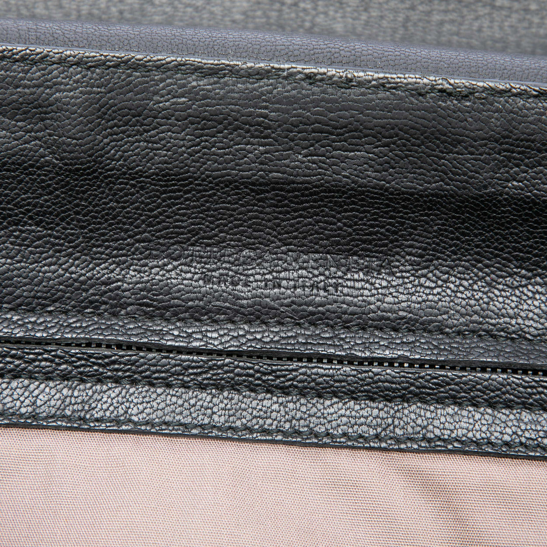 Intrecciato à finitions Business Sac nappa Noir