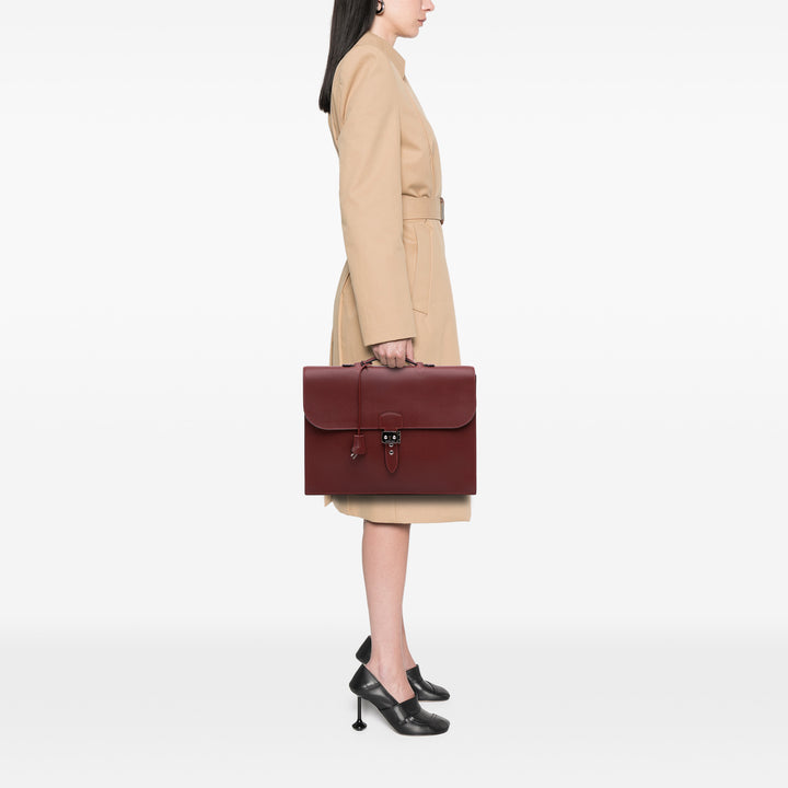 Hermès Togo Sac A Depeches 38 Rouge – GABY PARIS Authentique