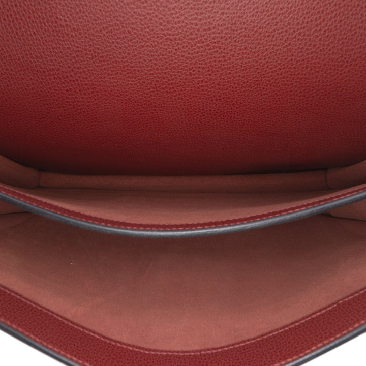 Hermès Togo Sac A Depeches 38 Rouge – GABY PARIS Authentique
