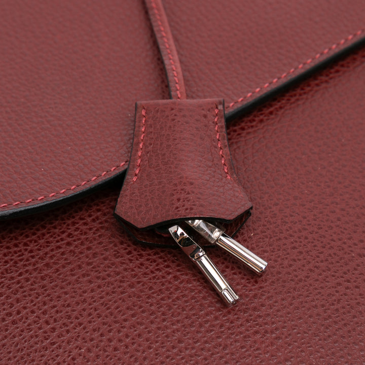 Hermès Togo Sac A Depeches 38 Rouge – GABY PARIS Authentique