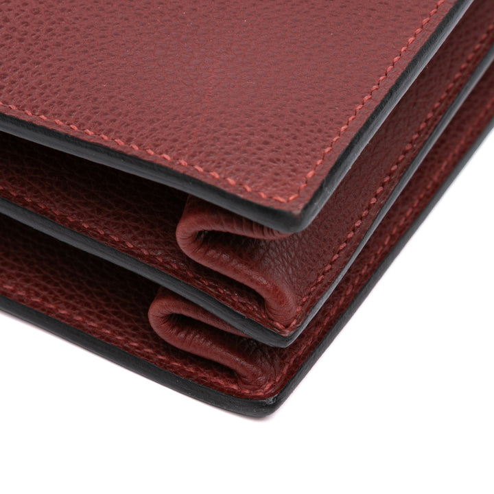 Hermès Togo Sac A Depeches 38 Rouge – GABY PARIS Authentique