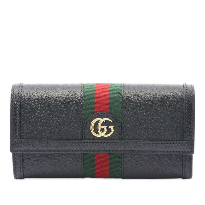 Gucci Cuir Web Ophidia Portefeuille long