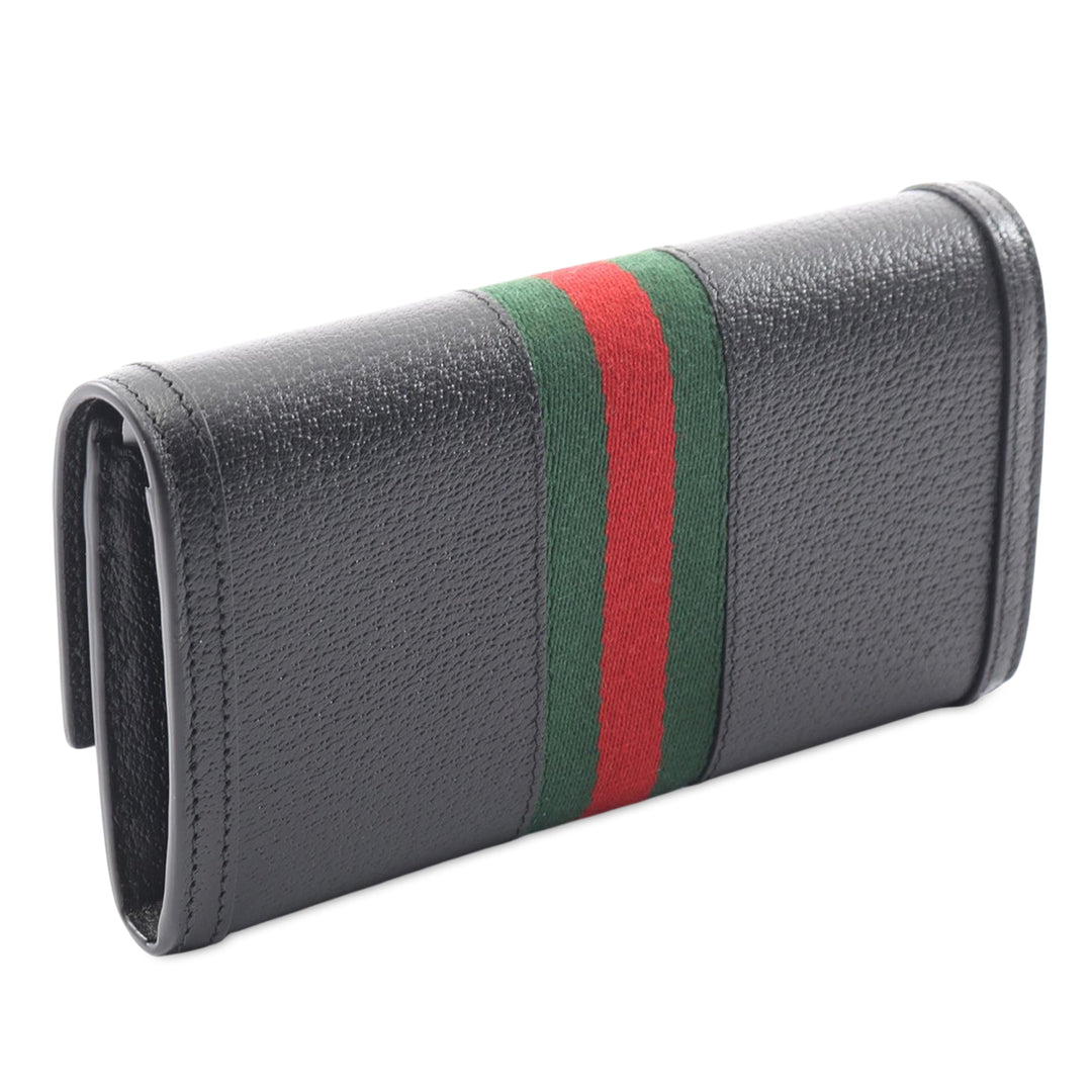 Gucci Cuir Web Ophidia Portefeuille long