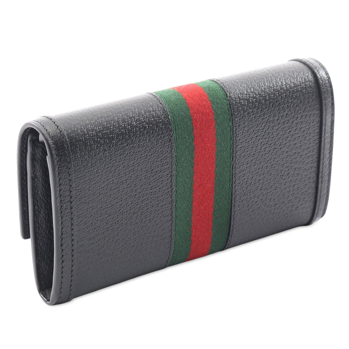 Gucci Cuir Web Ophidia Portefeuille long