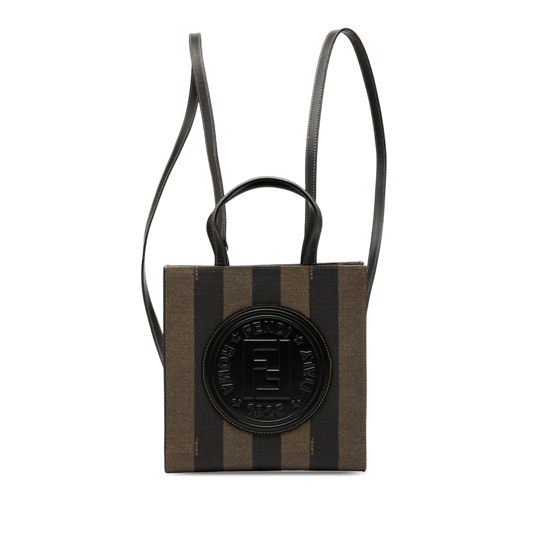 Fendi Pequin Sac à dos Mini Toile enduite