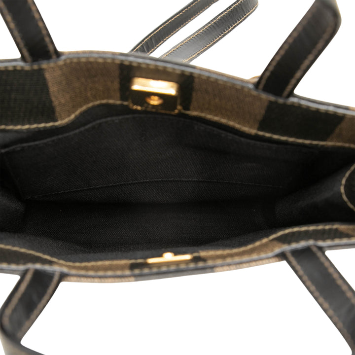 Fendi Pequin Sac à dos Mini Toile enduite