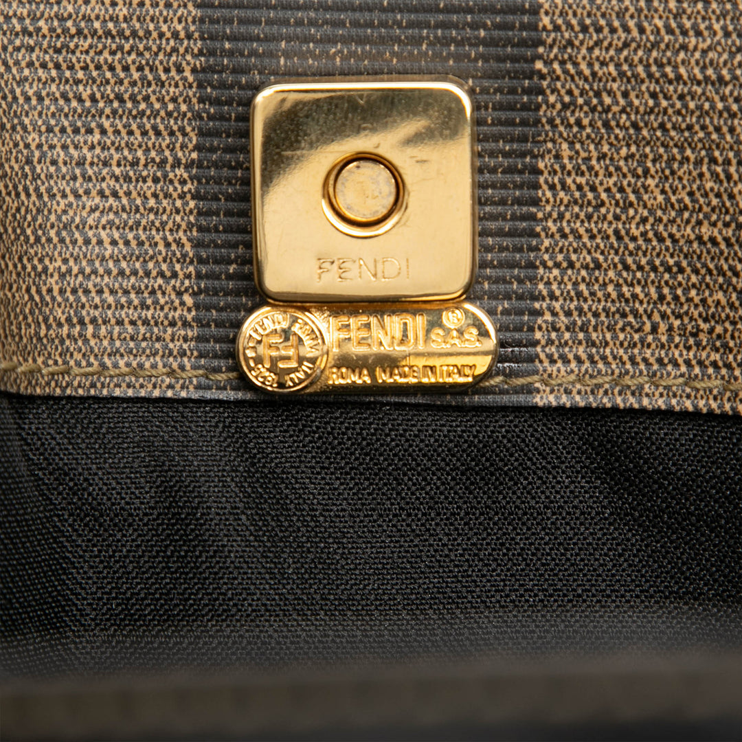 Fendi Pequin Sac à dos Mini Toile enduite