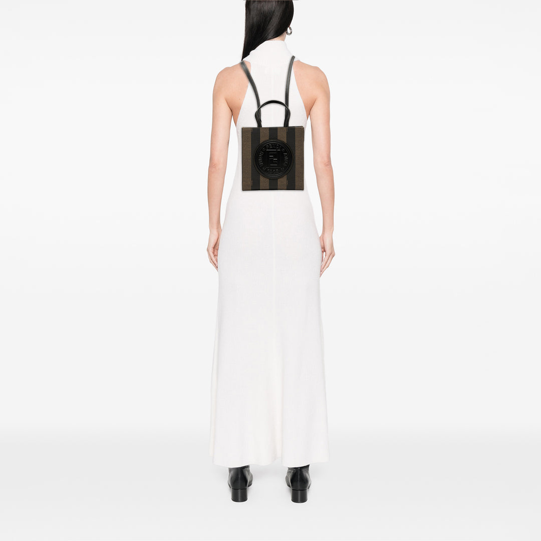 Fendi Pequin Sac à dos Mini Toile enduite