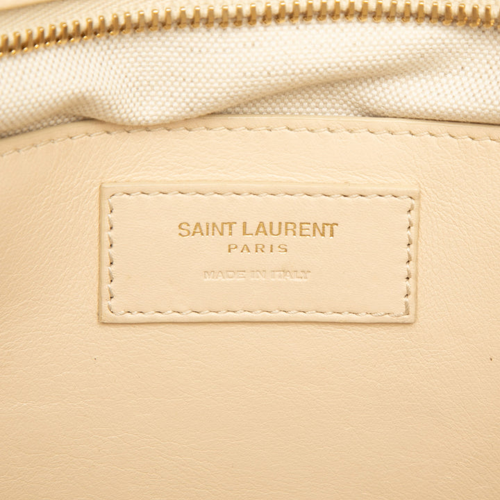 Saint Laurent Baby Raffia Monogram Downtown Cabas