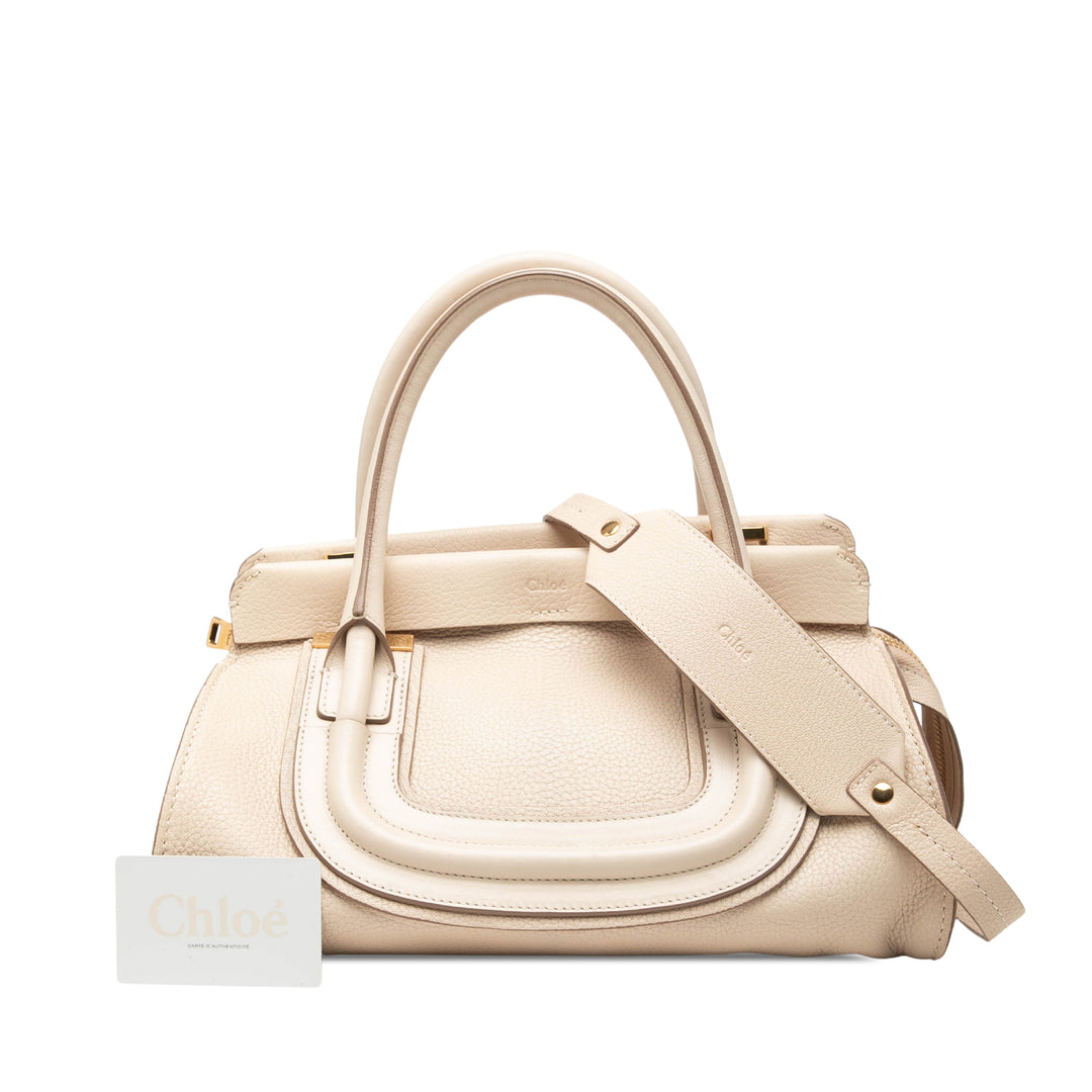 Chloé Sac à main Everston Moyen Marron – vue 7 – GABY PARIS