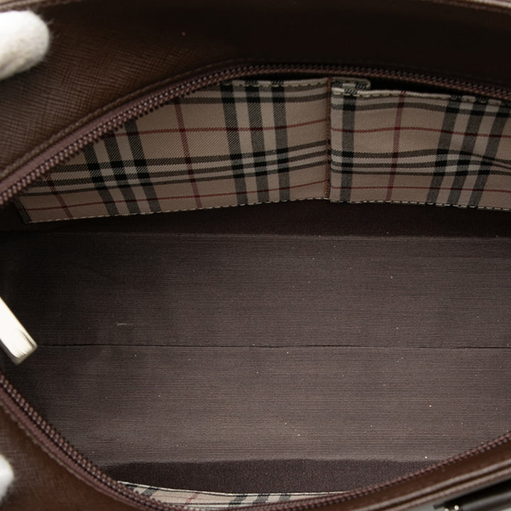 Burberry Cabas Marron – vue 4 – GABY PARIS