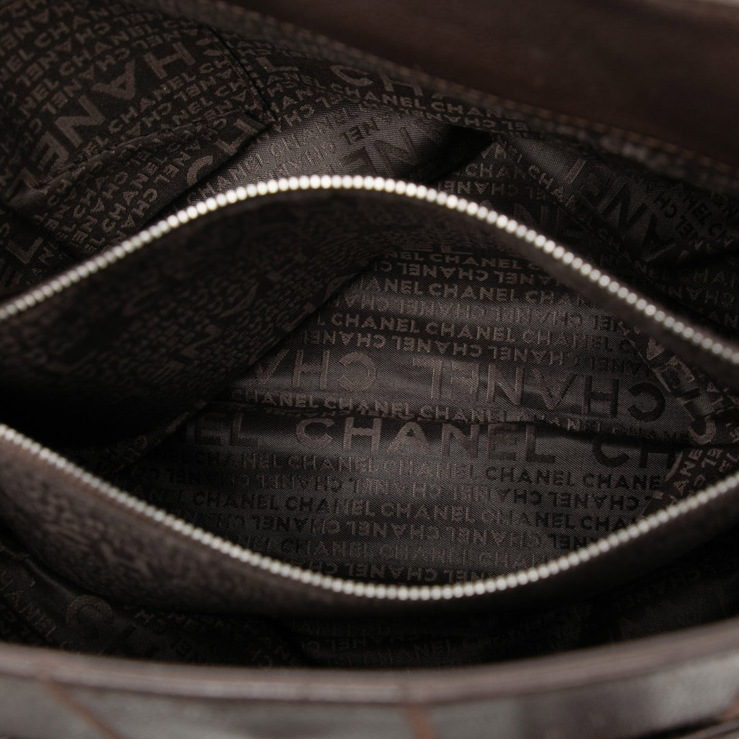 Chanel Chocolate Bar Surpiqué Caviar Cabas – GABY PARIS Authentique