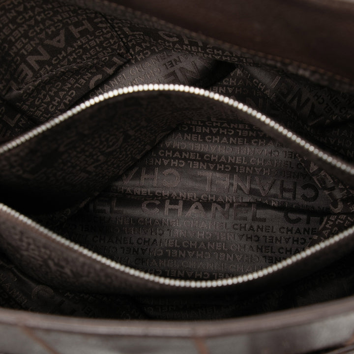 Chanel Chocolate Bar Surpiqué Caviar Cabas – GABY PARIS Authentique