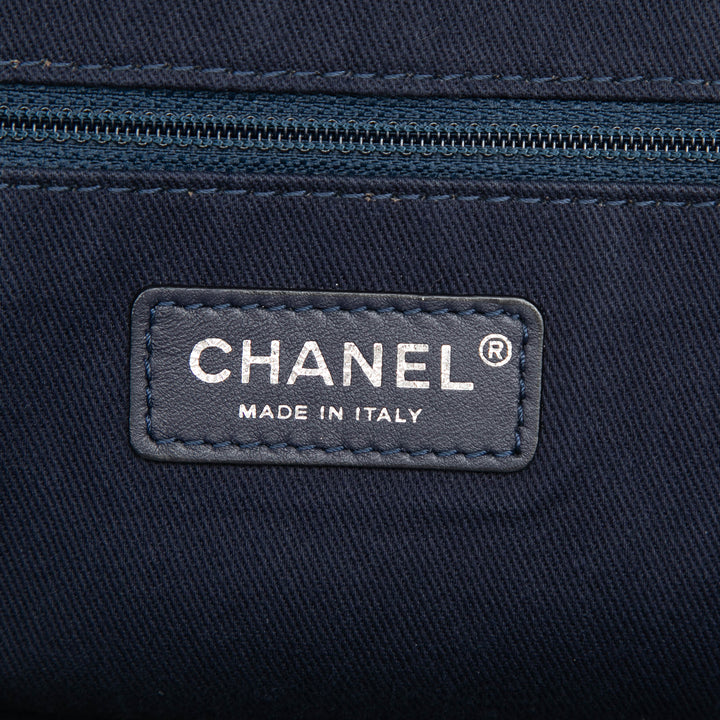 Chanel Large Toile Logo Deauville Shopping Cabas