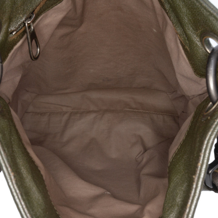 Bottega Veneta Nappa Intrecciato Crossbody Vert – GABY PARIS Authentique