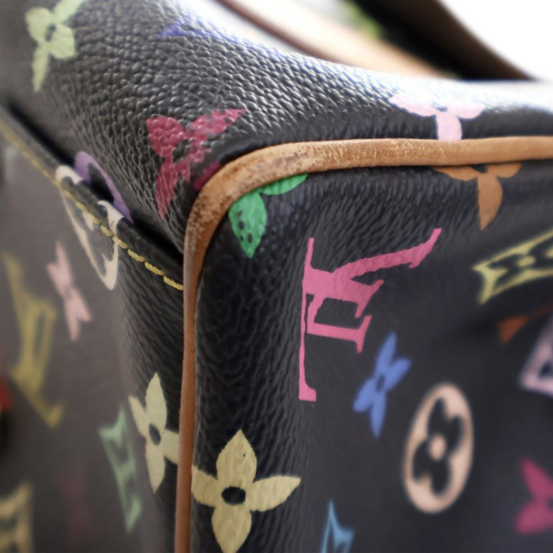 Monogram Multicolore Aurelia MM Black - Gaby Paris
