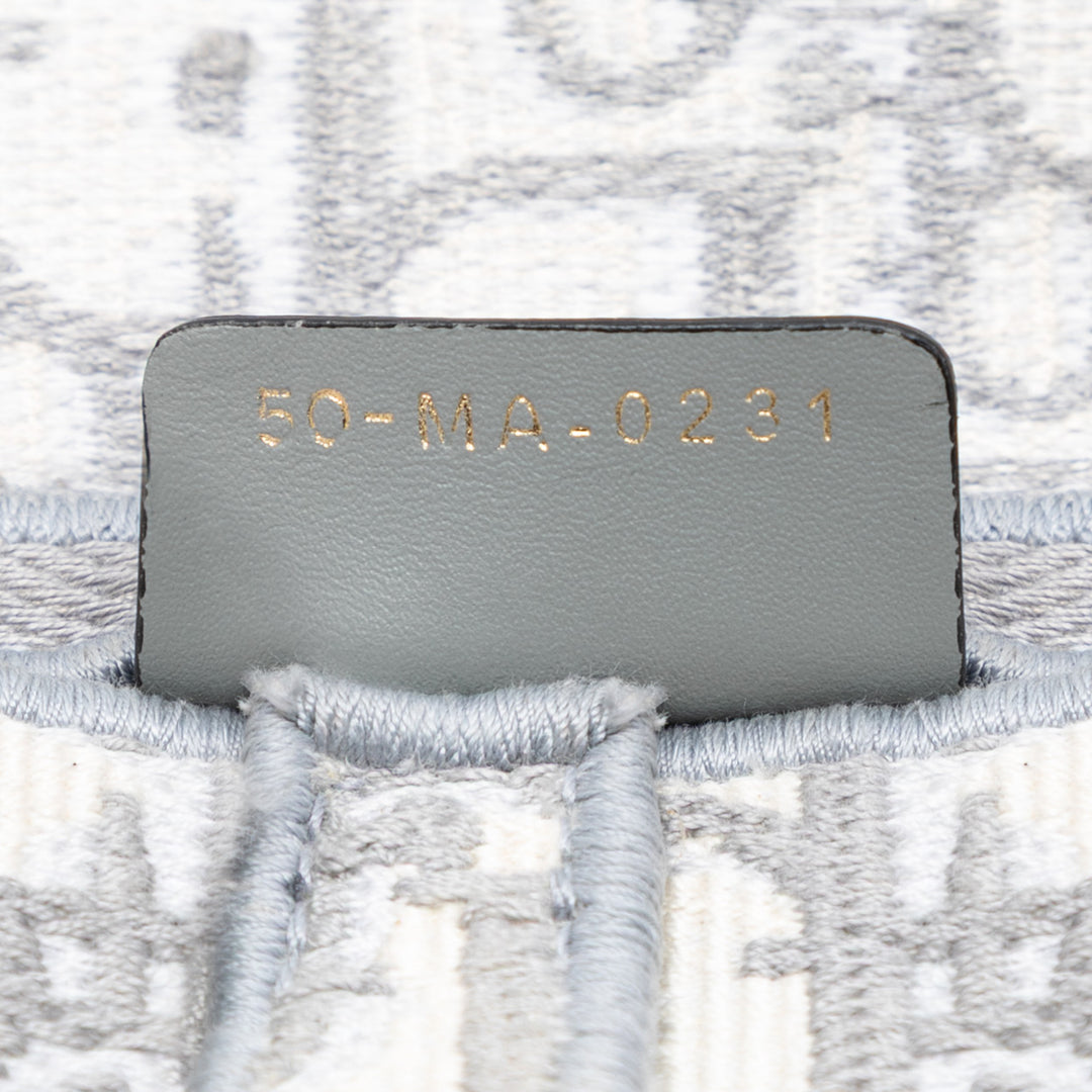 Dior Oblique brodé Toile Saddle Bag