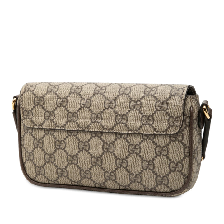 Web Ophidia Pochette Sac GG Supreme Beige