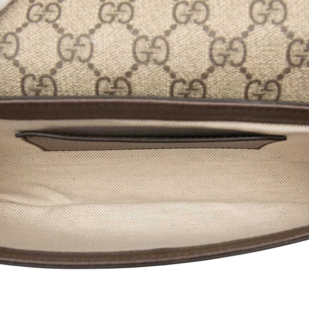 Web Ophidia Pochette Sac GG Supreme Beige