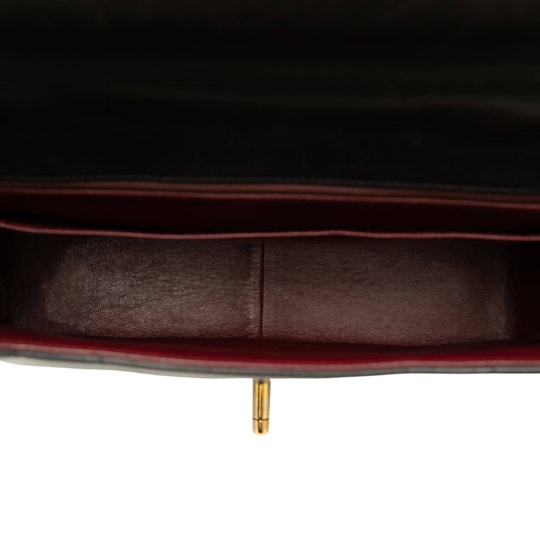 Chanel Mademoiselle Kelly sac à Cuir d'agneau Noir – vue 4 – GABY PARIS