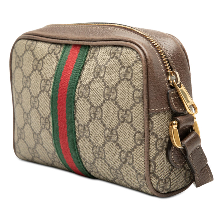 Gucci Mini GG Supreme Web Ophidia Sac porté croisé