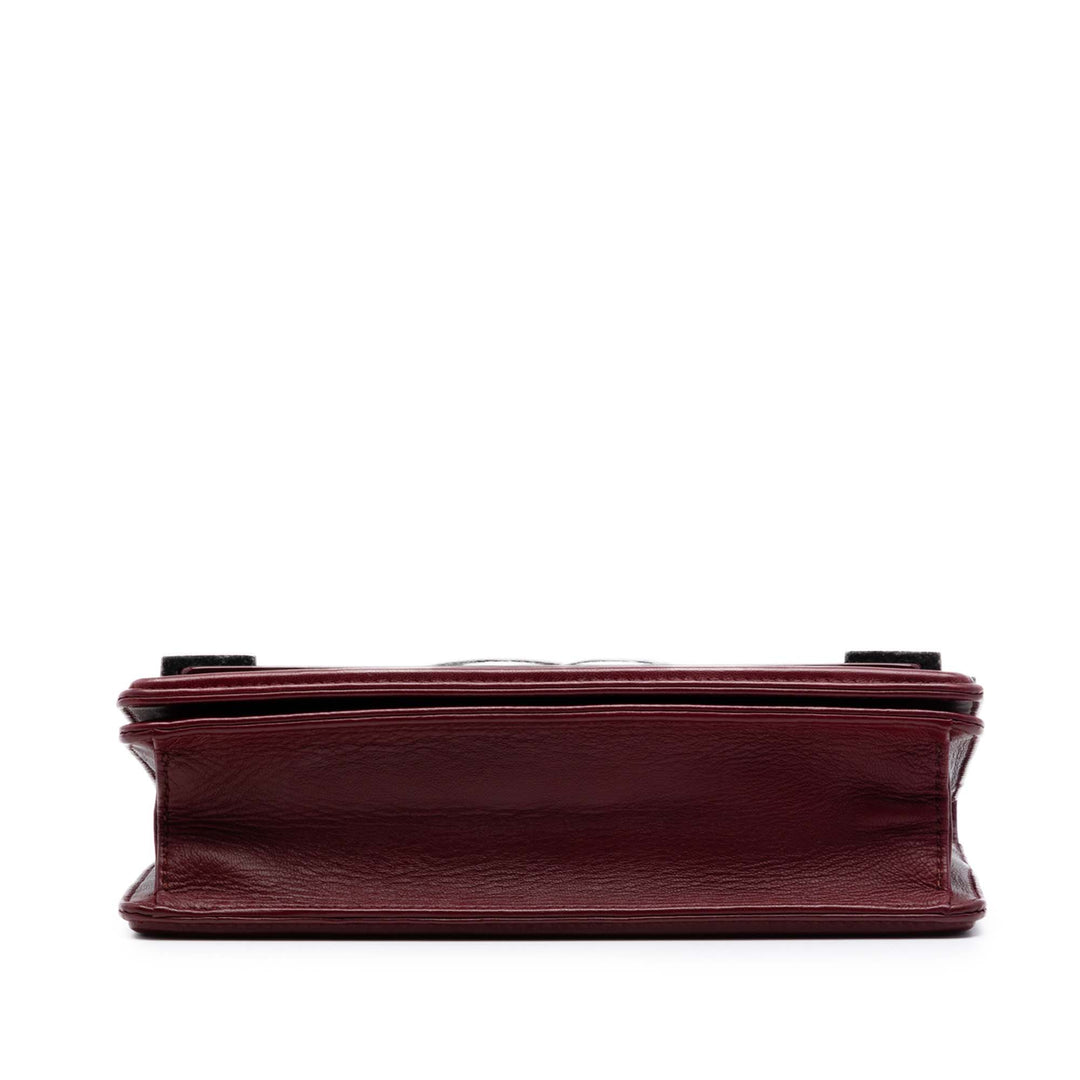 Chanel Cuir d’agneau et Acrylic Boy Brick Horizontal à rabat