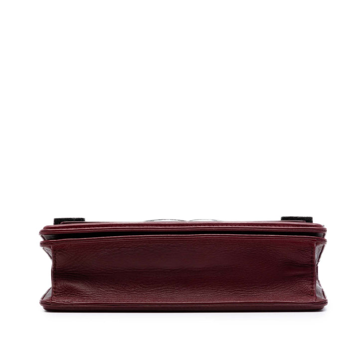 Chanel Cuir d’agneau et Acrylic Boy Brick Horizontal à rabat