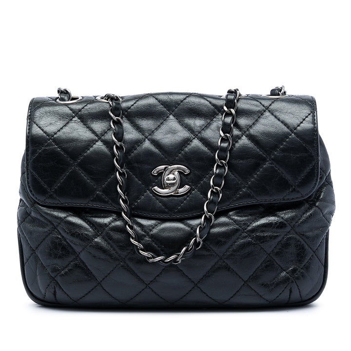 Chanel CC Matelassé Cuir de veau Simple rabat