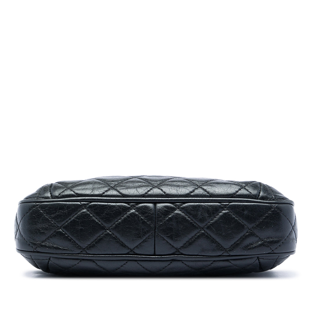 Chanel CC Matelassé Cuir de veau Simple rabat
