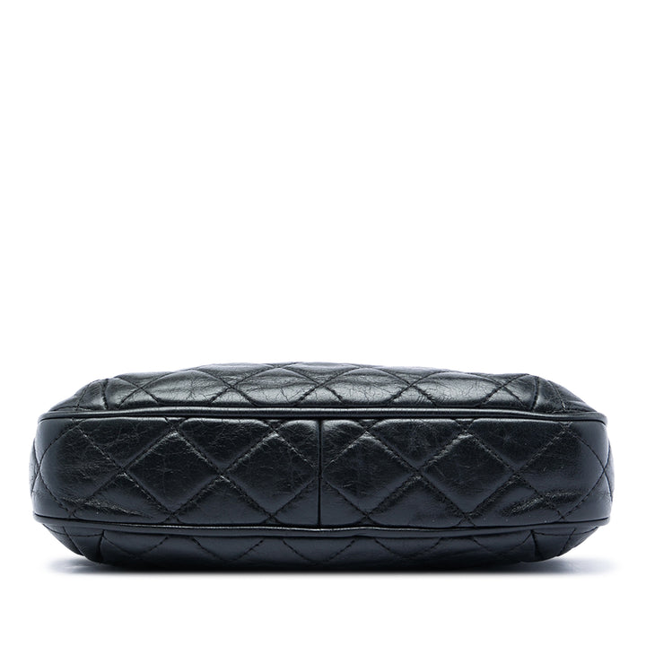 Chanel CC Matelassé Cuir de veau Simple rabat