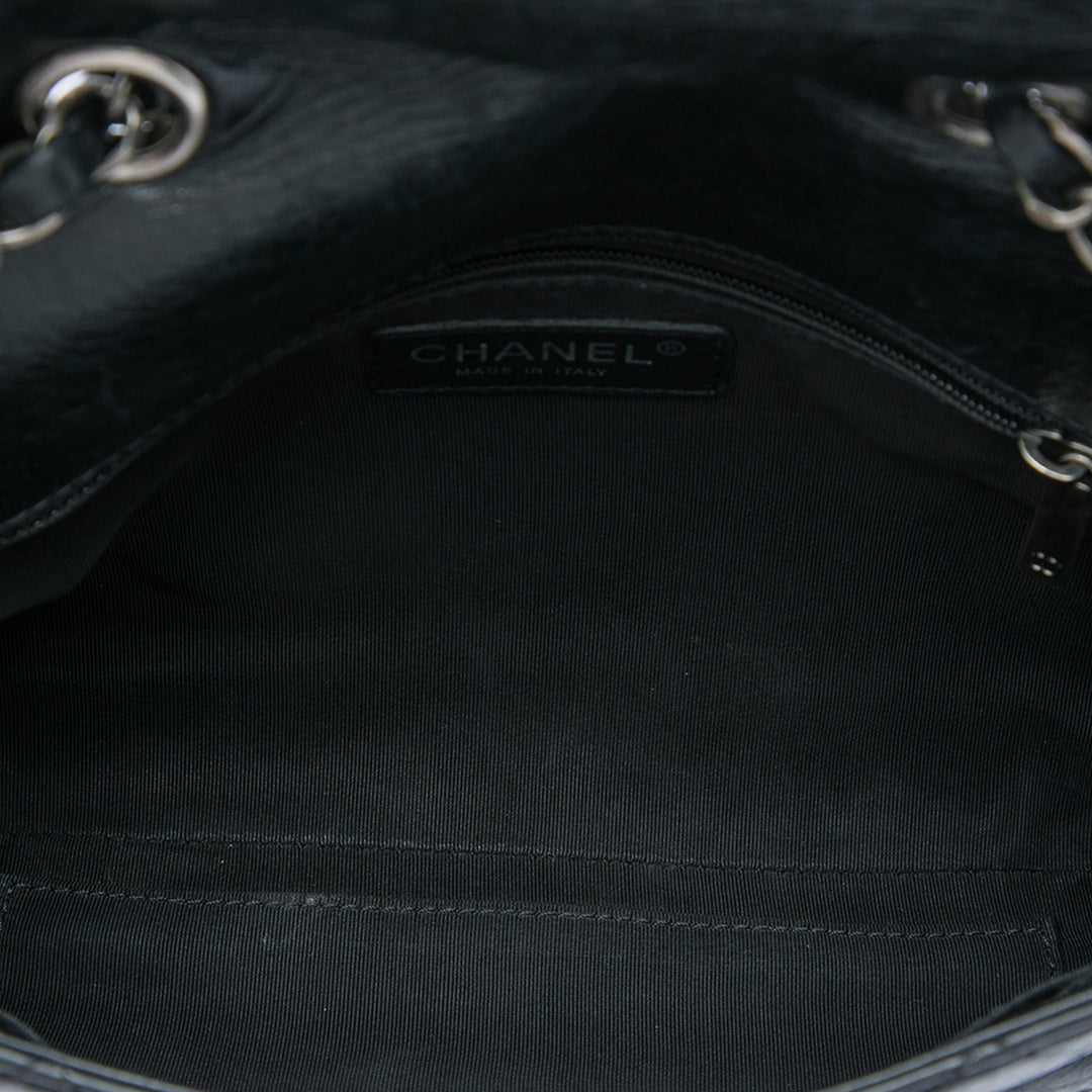 Chanel CC Matelassé Cuir de veau Simple rabat