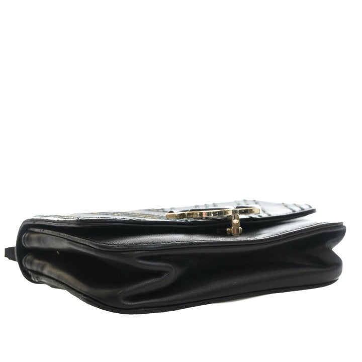 Chanel Small Chevron Sheepskin Subtle à rabat