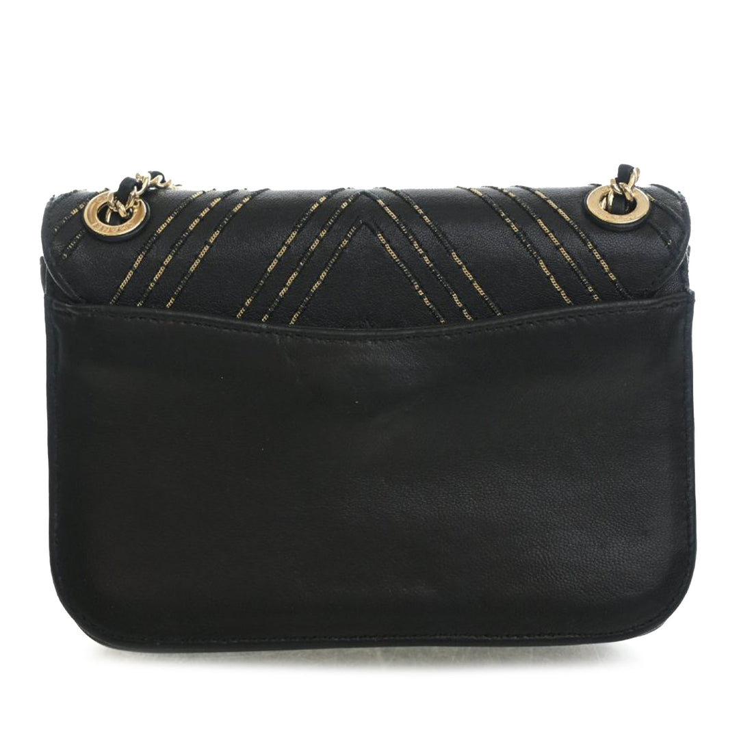 Chanel Small Chevron Sheepskin Subtle à rabat