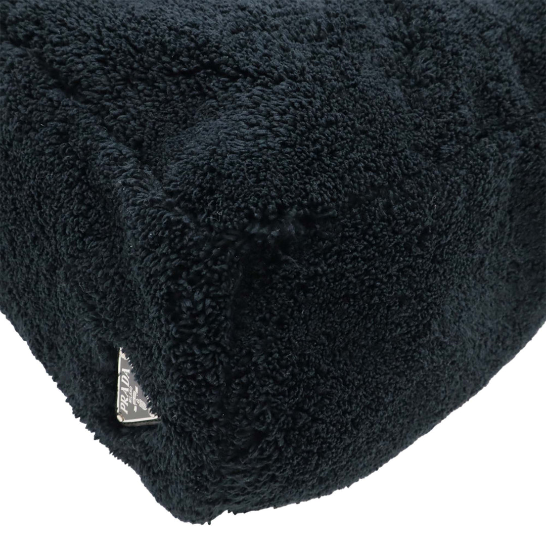 Prada Spugna Terry Cloth Logo Cabas