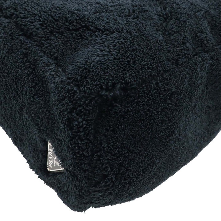 Prada Spugna Terry Cloth Logo Cabas